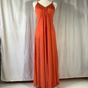LA Made Orange Maxi Dress